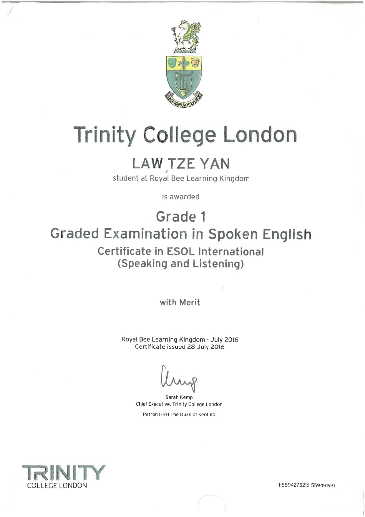 Student Certification 2