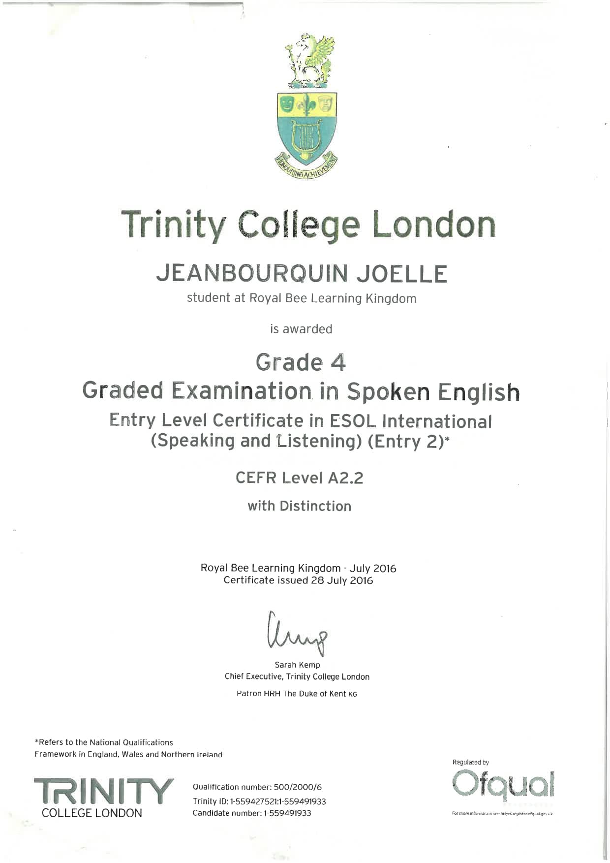 Student Certification 3