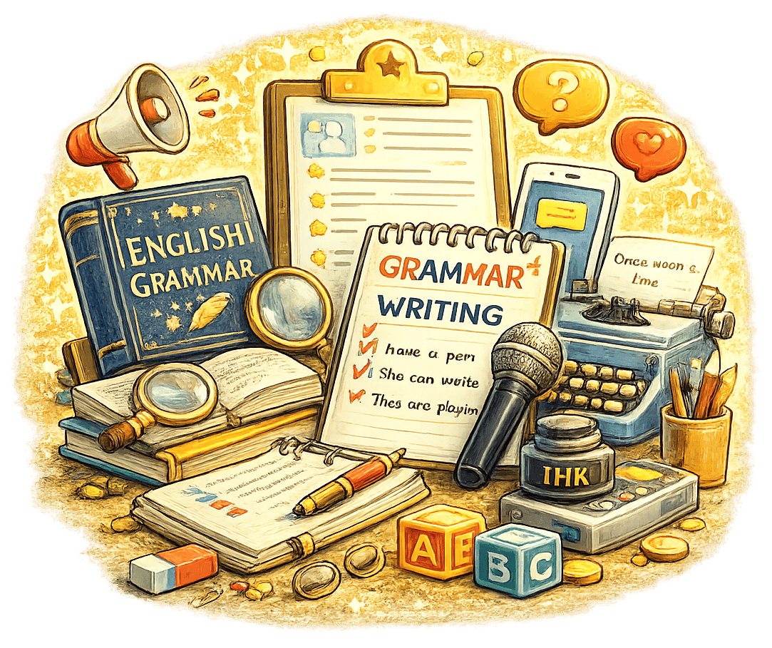 English Grammar and Writing course icon